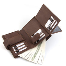 Laden Sie das Bild in den Galerie-Viewer, Lässige Herren Geldbörse aus PU-Leder mit Schnalle