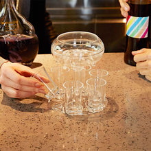 Laden Sie das Bild in den Galerie-Viewer, 6 Schnapsglasspender und Halter