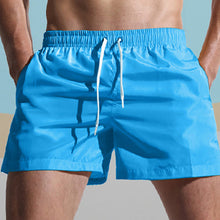 Laden Sie das Bild in den Galerie-Viewer, Einfarbige Strandshorts für Herren