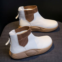 Laden Sie das Bild in den Galerie-Viewer, Gummistiefel Damen Kurzhoch Gummistiefeletten Winterstiefel