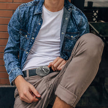 Laden Sie das Bild in den Galerie-Viewer, Selbstverteidigungsgürtel aus Legierung für Herren