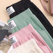 Laden Sie das Bild in den Galerie-Viewer, Einfarbige Freizeithose aus Eisseide