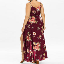 Laden Sie das Bild in den Galerie-Viewer, Bedrucktes sexy Trägerkleid für Damen