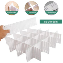 Laden Sie das Bild in den Galerie-Viewer, Verstellbarer Schubladen-Aufbewahrungsorganisator