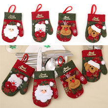 Laden Sie das Bild in den Galerie-Viewer, Weihnachtsbesteckset Handschuhe Geschenktüte