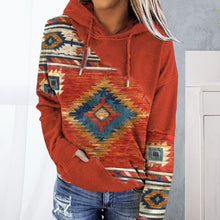 Laden Sie das Bild in den Galerie-Viewer, Damen Sweatshirt mit ethnischem Aufdruck