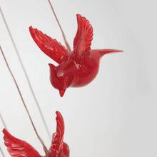 Laden Sie das Bild in den Galerie-Viewer, Solar roter- Vogel Wind Glockenspiel Licht