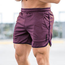 Laden Sie das Bild in den Galerie-Viewer, Einfarbige Sportshorts mit Monogramm für Herren