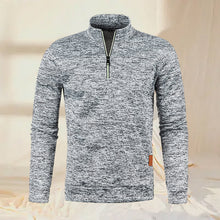 Laden Sie das Bild in den Galerie-Viewer, Reißverschluss-Revers Sportssweatshirt für Herren