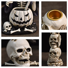 Laden Sie das Bild in den Galerie-Viewer, Halloween Totenkopf Ornament