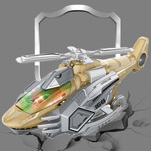 Laden Sie das Bild in den Galerie-Viewer, LED Verwandelndes Dinosaurier-Helikopterspielzeug