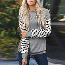 Laden Sie das Bild in den Galerie-Viewer, Einfarbiges Langarm-T-Shirt mit Rundhalsausschnitt