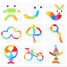 Laden Sie das Bild in den Galerie-Viewer, Pädagogisches Farbblockpuzzle für Kinder