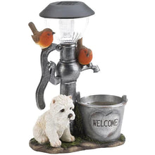 Laden Sie das Bild in den Galerie-Viewer, Katze und Hund LED-Lichtstatue