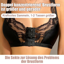 Laden Sie das Bild in den Galerie-Viewer, Französischer Spitzen-Frontknopf-BH