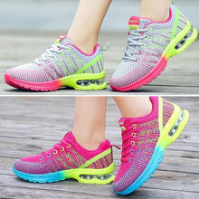 Laden Sie das Bild in den Galerie-Viewer, Damenmode mehrfarbige atmungsaktive bequeme sportliche Sportschuhe