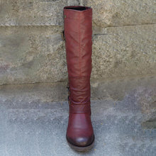 Laden Sie das Bild in den Galerie-Viewer, Damenstiefel mit Reißverschluss