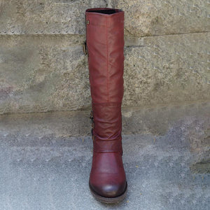 Damenstiefel mit Reißverschluss