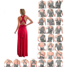 Laden Sie das Bild in den Galerie-Viewer, Vielseitiges und sexy Wickelkleid mit Riemen