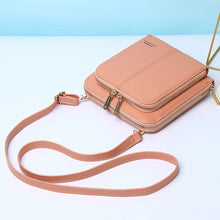 Laden Sie das Bild in den Galerie-Viewer, Einfarbige Luxuriöse Damen-Umhängetasche Aus PU-Leder