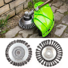 Laden Sie das Bild in den Galerie-Viewer, Runde Twist Wire Wheel Bürste zum Bürsten- / Unkrautschneiden