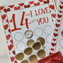 Laden Sie das Bild in den Galerie-Viewer, Rubbelkarten zum Valentinstag