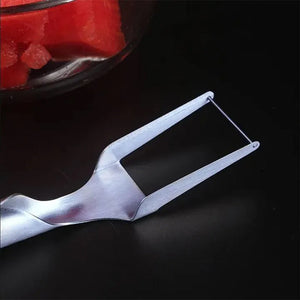 2-in-1 Wassermelonenschneider aus Edelstahl