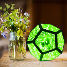 Laden Sie das Bild in den Galerie-Viewer, Unendliche farbige Dodekaeder Kunstlampe