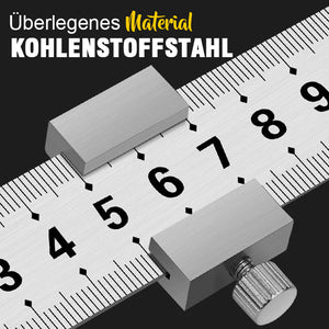 Präzises Markierungslineal mit Arretierung
