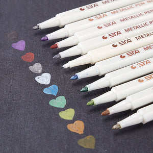 10 Farben Metallstifte