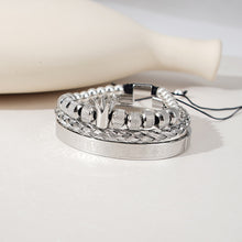 Laden Sie das Bild in den Galerie-Viewer, Kronenarmband aus Edelstahl