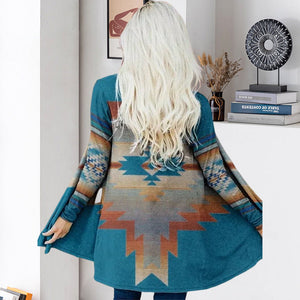 Modischer Bedruckter Trenchcoat