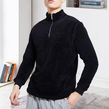 Laden Sie das Bild in den Galerie-Viewer, Langarm-Sweatshirt aus Plüsch für Herren