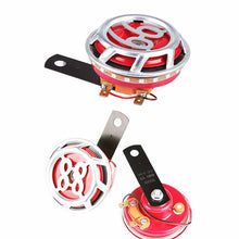 Laden Sie das Bild in den Galerie-Viewer, Pfeifenhorn Mit Farbigem LED-Licht Für Motorrad