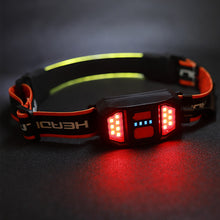 Laden Sie das Bild in den Galerie-Viewer, Scheinwerfer mit roten Warnleuchten bei Nacht