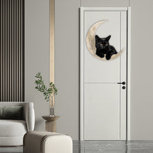 Laden Sie das Bild in den Galerie-Viewer, Mond- und schwarzen Katze- Ornament aus Metall