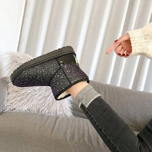 Laden Sie das Bild in den Galerie-Viewer, Pailletten-Schneestiefel für Damen