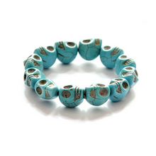 Laden Sie das Bild in den Galerie-Viewer, Retro Totenkopf Armband