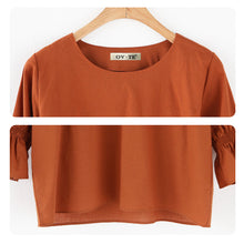 Laden Sie das Bild in den Galerie-Viewer, Lockeres Chiffon-Shirt