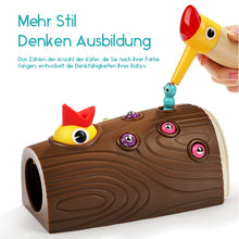 Laden Sie das Bild in den Galerie-Viewer, Specht fängt Insekten Spielzeug