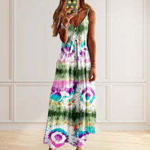 Laden Sie das Bild in den Galerie-Viewer, Damen Langes Sommer-Strandkleid