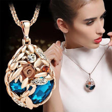 Laden Sie das Bild in den Galerie-Viewer, Damen lange Pullover Halskette