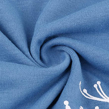 Laden Sie das Bild in den Galerie-Viewer, Langärmeliges Bedrucktes T-Shirt mit Rundhalsausschnitt für Damen