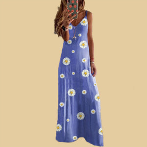 Kleid mit Gänseblümchen-Print