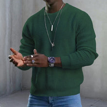 Laden Sie das Bild in den Galerie-Viewer, Langärmliger Pullover mit Rundhalsausschnitt