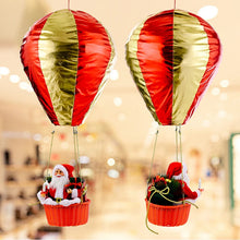 Laden Sie das Bild in den Galerie-Viewer, Weihnachtsdekoration-Weihnachtsmann Heißluftballon