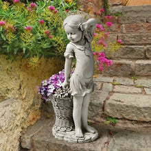 Laden Sie das Bild in den Galerie-Viewer, Kreative Gartenmädchen-Statue