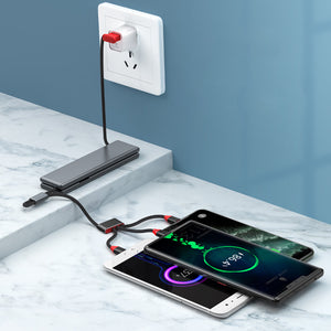 3-in-1 faltbares Ladekabel