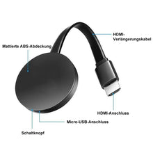 Laden Sie das Bild in den Galerie-Viewer, Tragbarer drahtloser HDMI-Empfänger