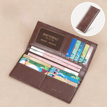 Laden Sie das Bild in den Galerie-Viewer, Herren Geldbörse Aus Leder Mit RFID-Blockierung